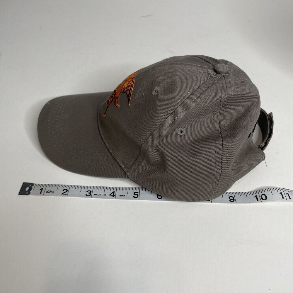 NRA Embroidered Eagle Logo Gray Adjustable Hat Baseball Cap - Picture 7 of 7